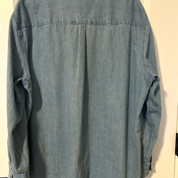 Aerie Anytime Fave Chambray Shirt - Picture 6 of 7